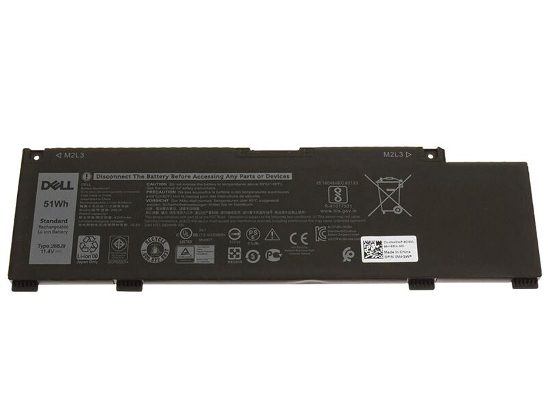 51Wh 4255mAh Dell Ins 14-5490-D1625L Akku