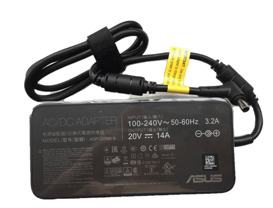 20V 14A 280W Asus ROG Strix G531GT-BQ067T Netzteil + Kabel