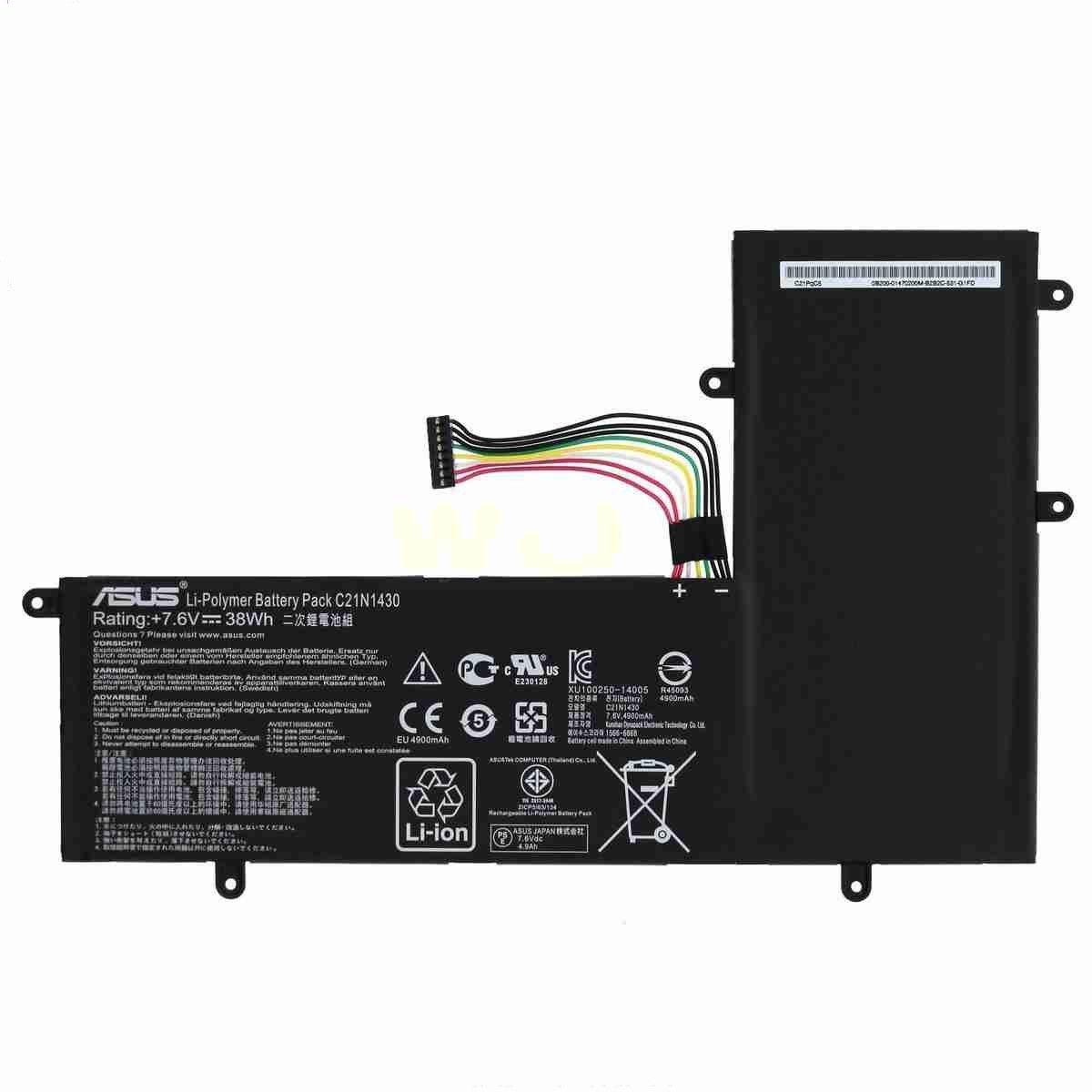 38Whr Asus Chromebook C201PA_C-2B Akku