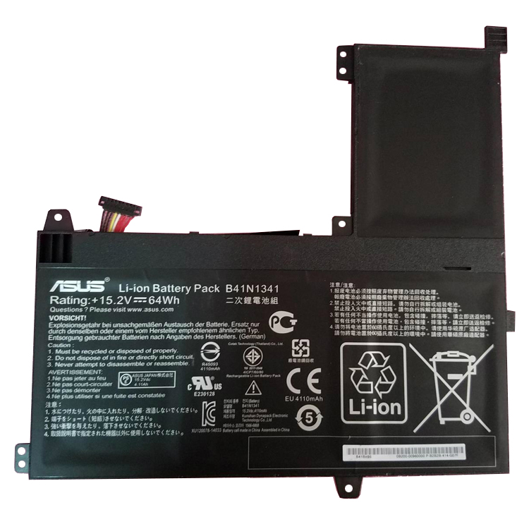 64Whr Asus B41BN95 Akku
