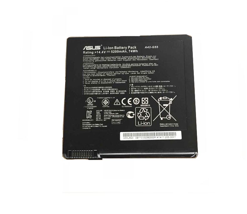 8 Zellen 5200mAh 74Whr Asus A42-G55 Akku
