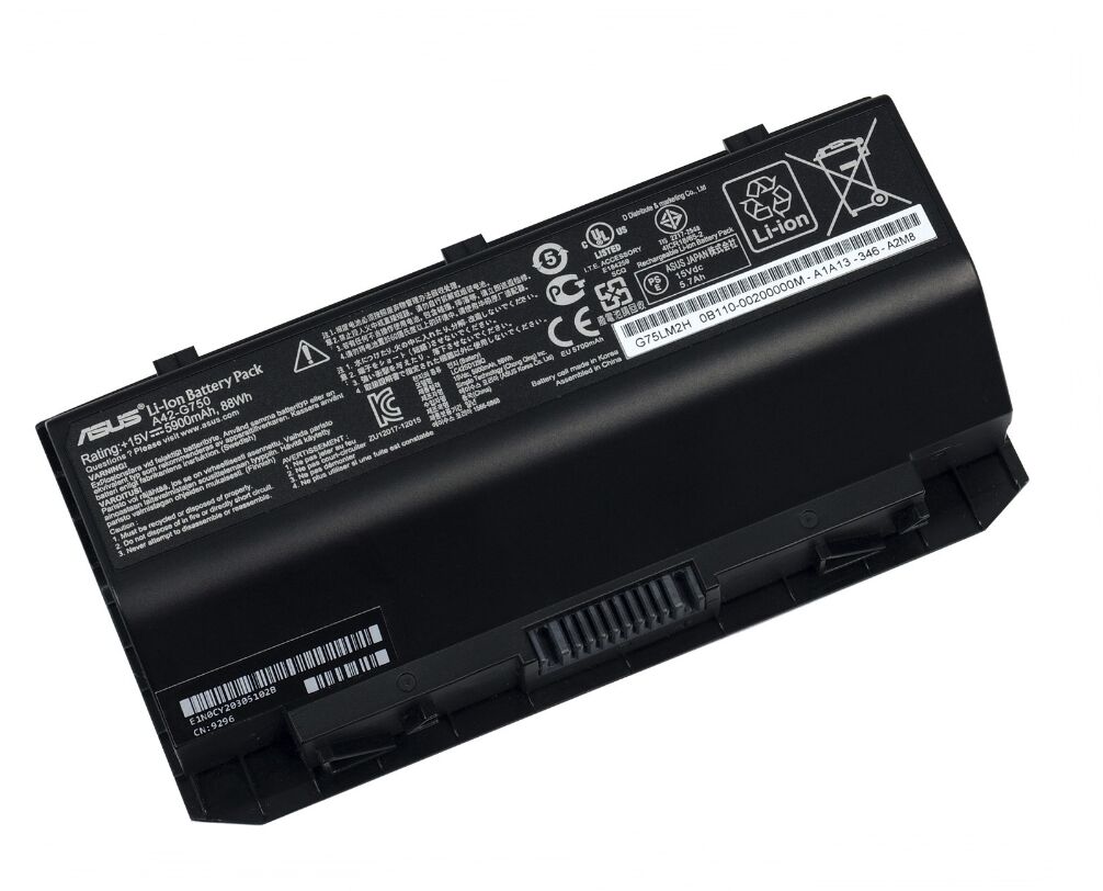 5900mAh 88Whr Asus A42-G750 Akku