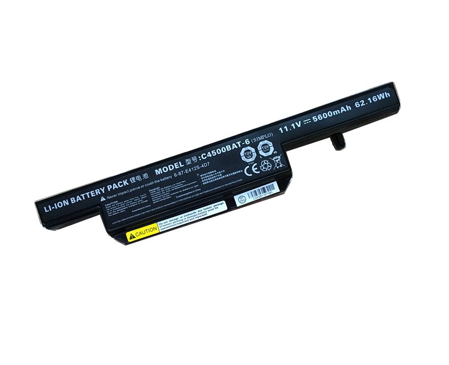 5600mAh Clevo 6-87-C480S-4P42 Akku