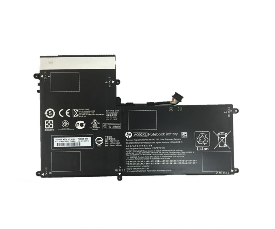 31Whr HP ElitePad 1000 G2 J1L60UP Akku