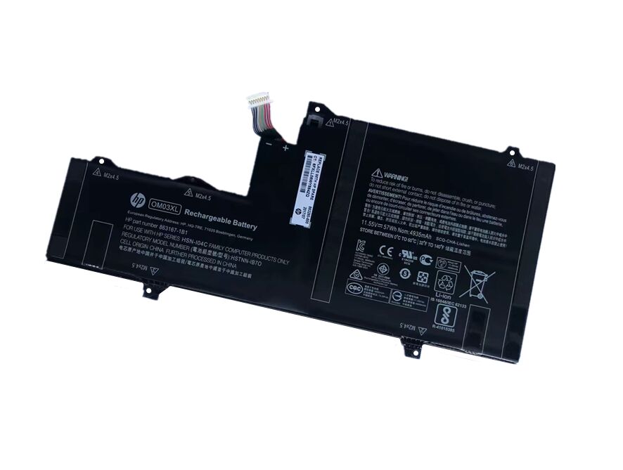 57Wh 4935mAh HP OM03XL Akku