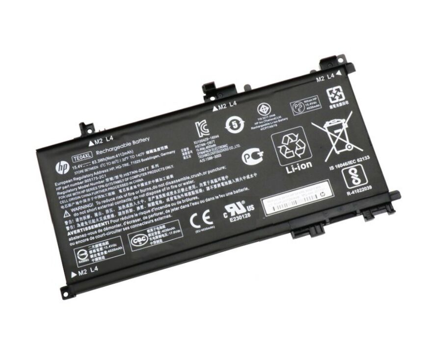 63.3Whr 4112mAh HP TE04XL Akku