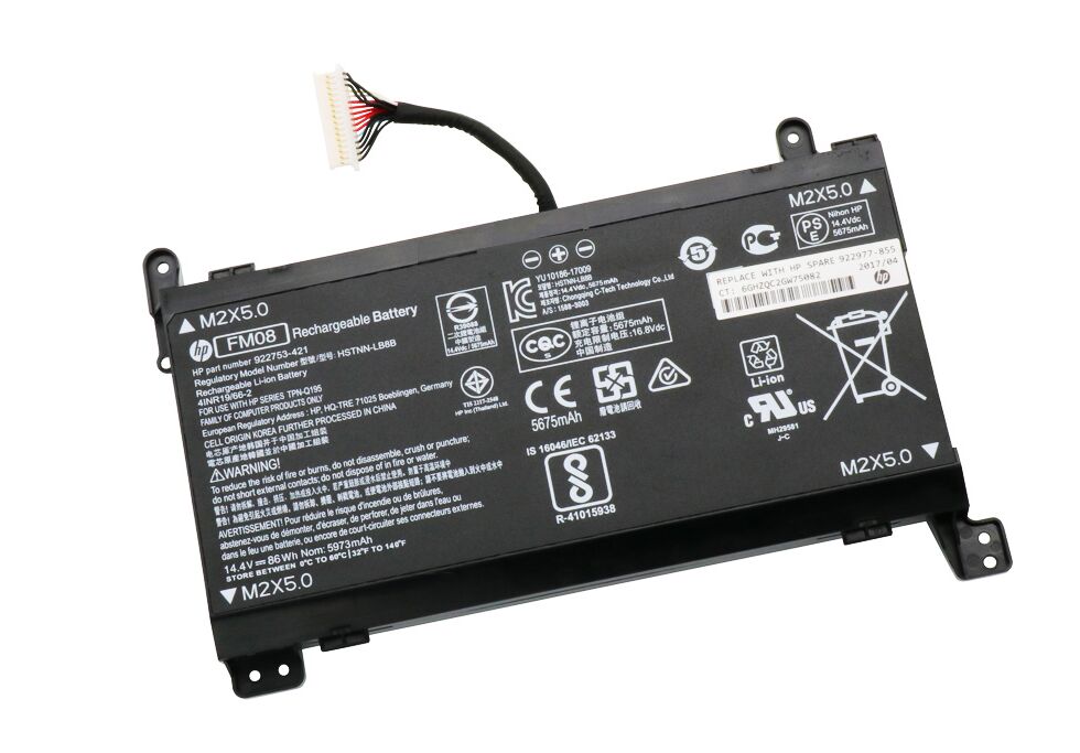 86Wh 5973mAh HP 17-ab007ur 17-ab080nz 17-w219nf Akku
