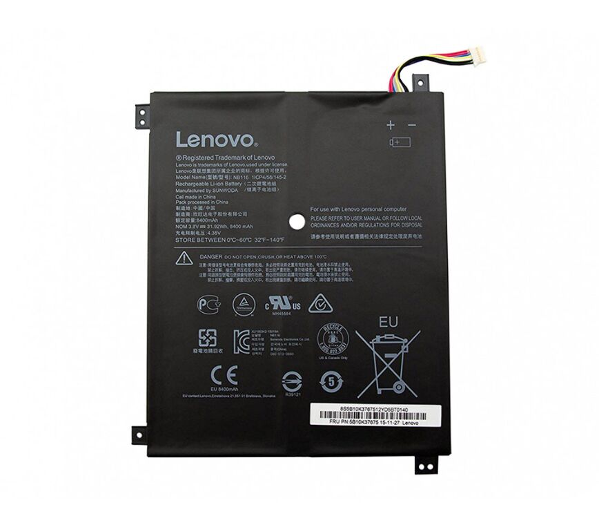 31.92Wh 8400mAh Lenovo 1ICP4 Akku
