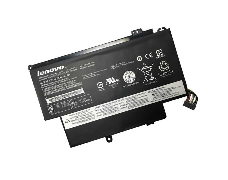 47Whr Lenovo ThinkPad Yoga 12(20DL-LZ0VLUS) Akku