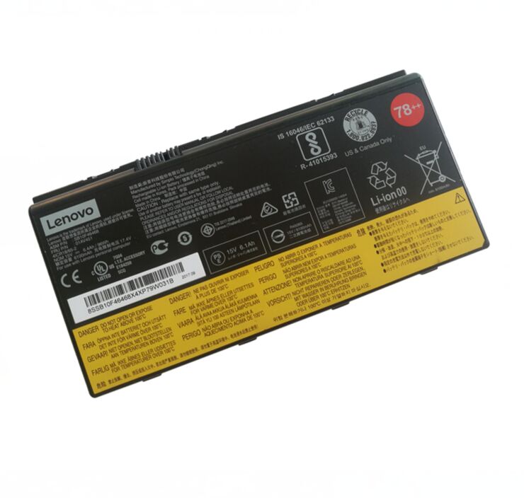 78++ 6400mAh 96Wh Lenovo 00HW030 Akku