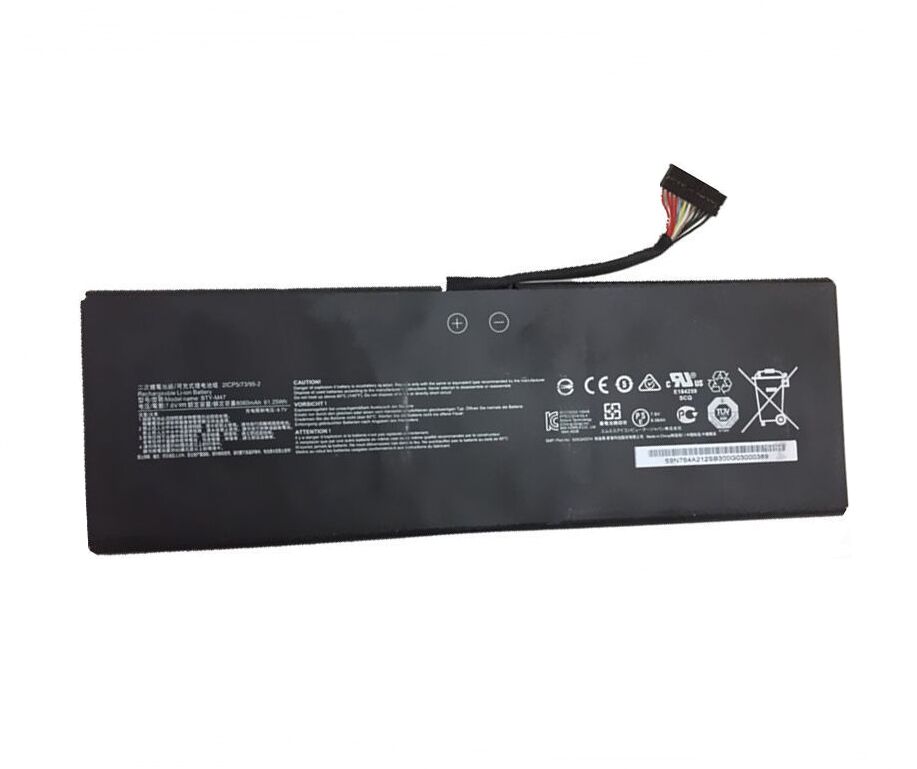 8060mAh 61.25Wh MSI BTY-M47 Akku