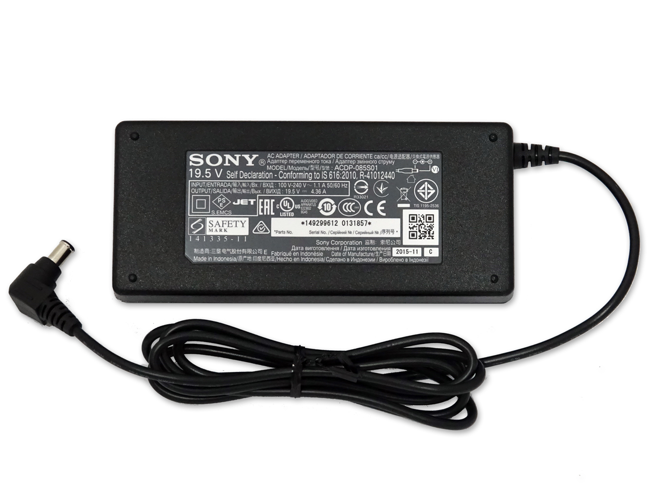 85W Sony KDL-32W600D Netzteil + Frei Ladekabel