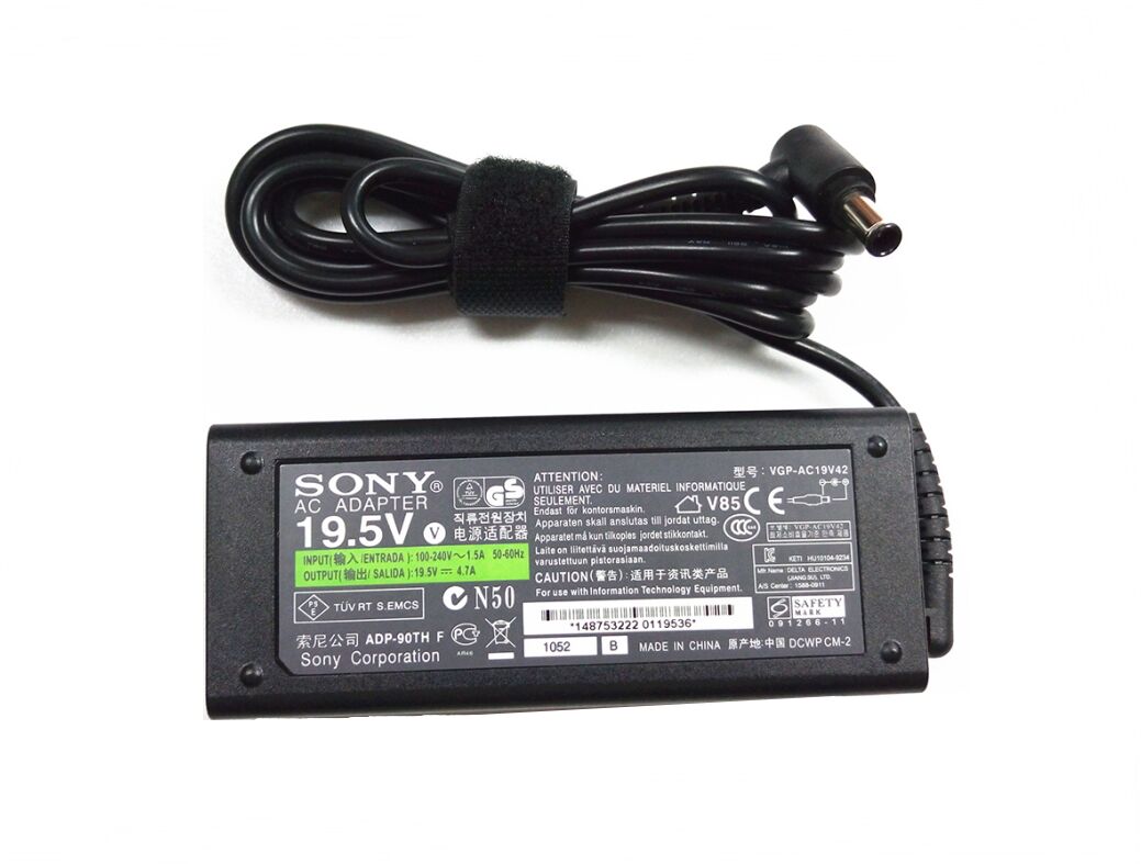 90W Sony VGP-AC19V43 Netzteil Ladegerät + Frei Ladekabel