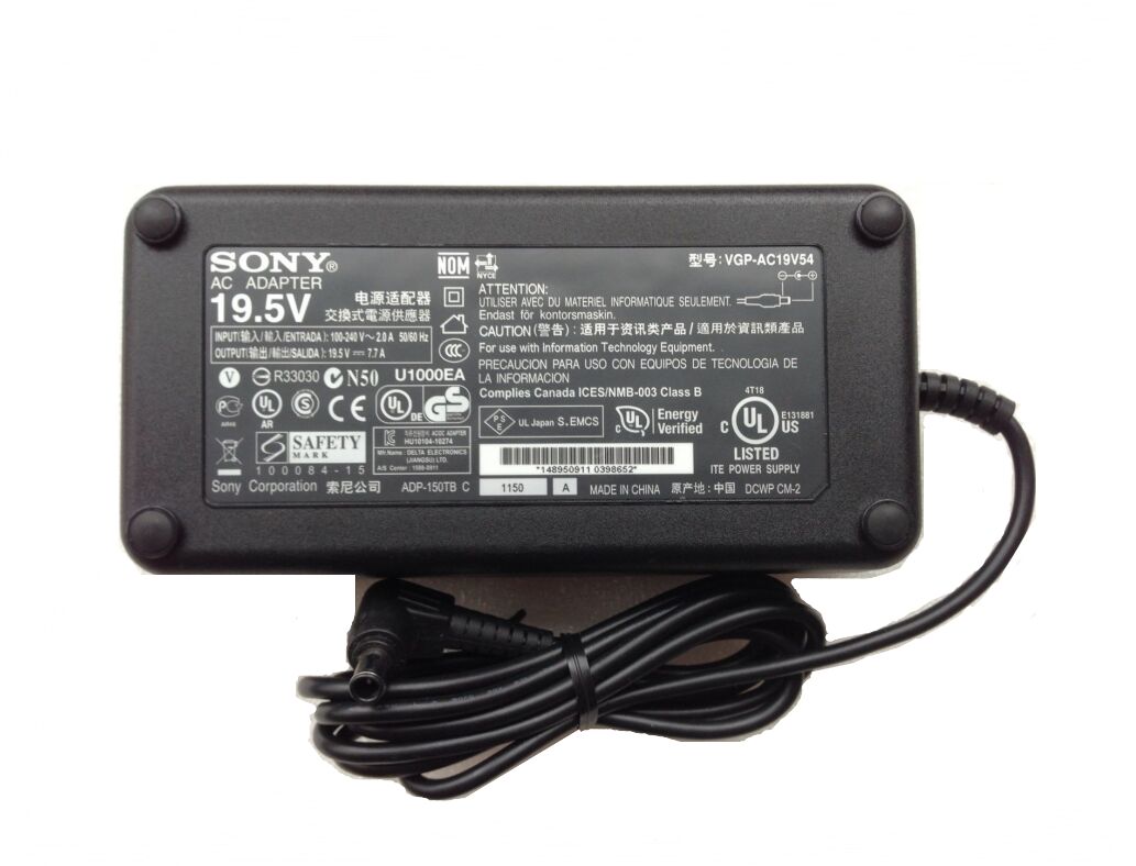 150W Sony Vaio PCG-K27 PCG-K295HP Netzteil + Frei Kabel