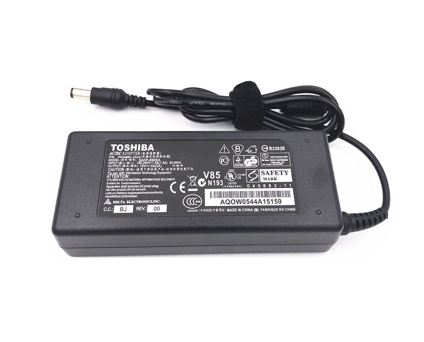 15V 5A 75W Toshiba PA2301U-1ACA Netzteil + Frei Ladekabel